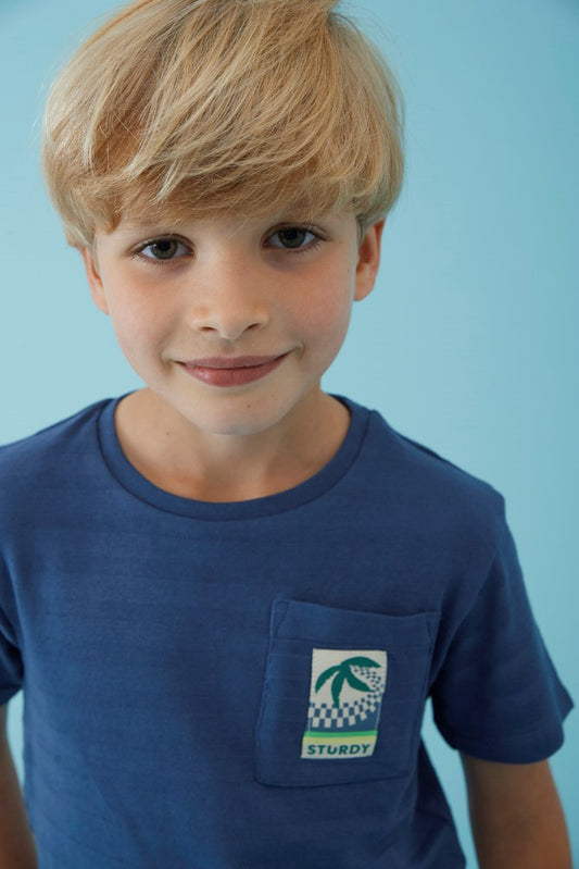 STURDY T-Shirt Explore More indigo