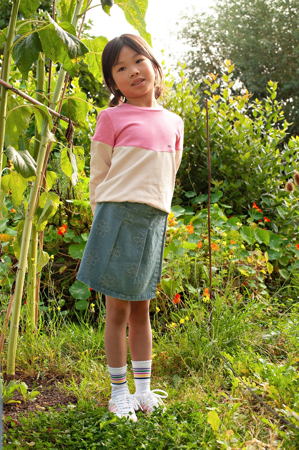 JUBEL Jeans-Skorts Rolling into Spring denim