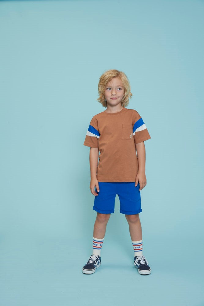 STURDY Sweatshorts Run the Day kobalt