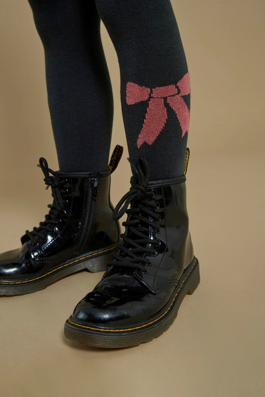 JUBEL Strumpfhose Queen of Hearts anthrazit