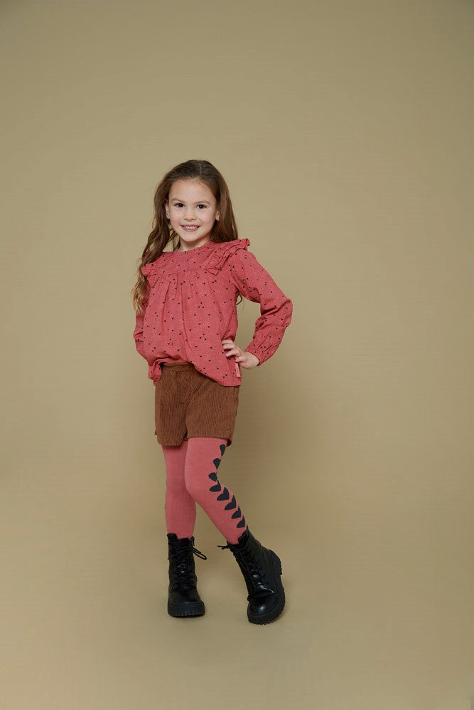 JUBEL Strumpfhose Queen of Hearts rosa