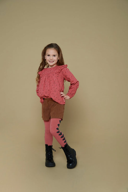 JUBEL Strumpfhose Queen of Hearts rosa