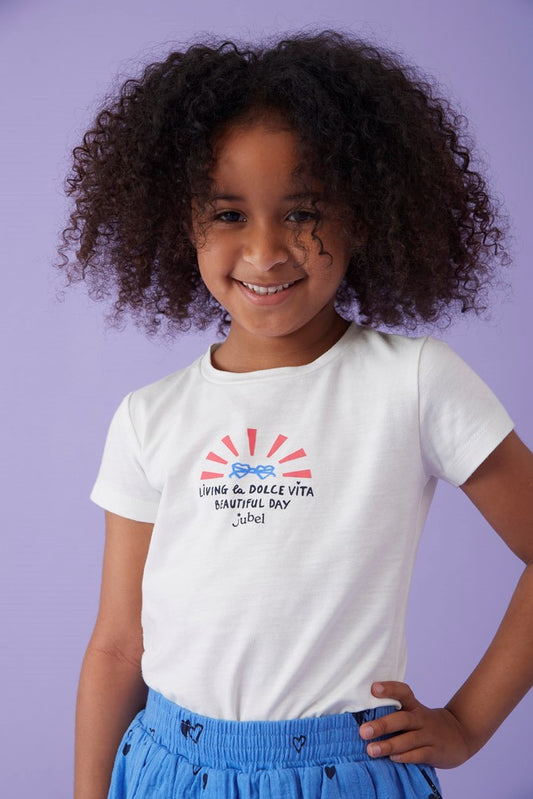 JUBEL T-Shirt Ciao Bella natur