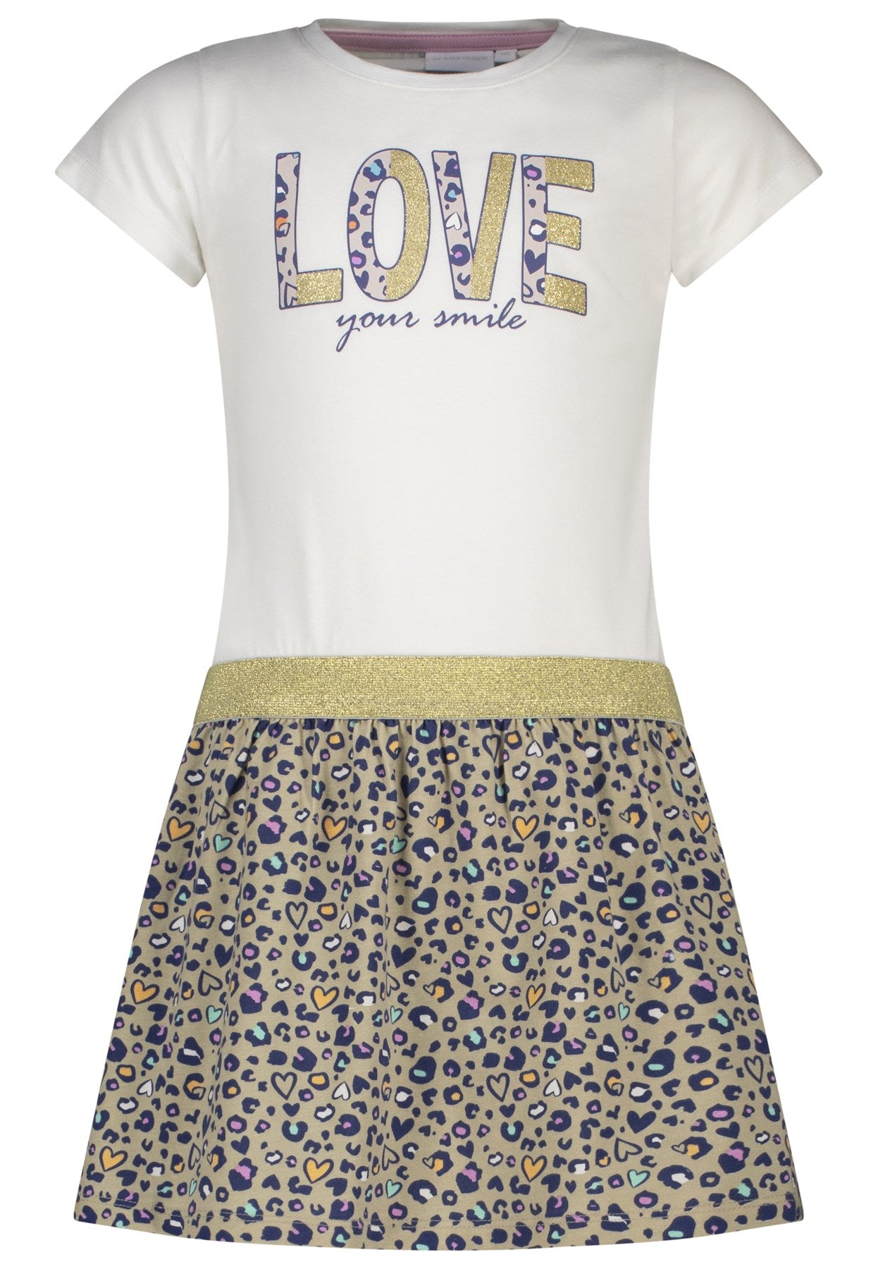 Salt and Pepper Shirtkleid Leo Love weiß
