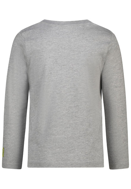 Salt and Pepper Shirt Traktor Erntearbeit light grey