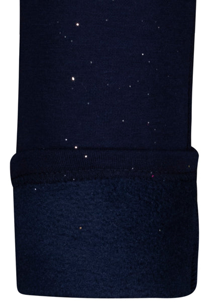 Salt and Pepper Thermolegging Glitzerpünktchen dark blue