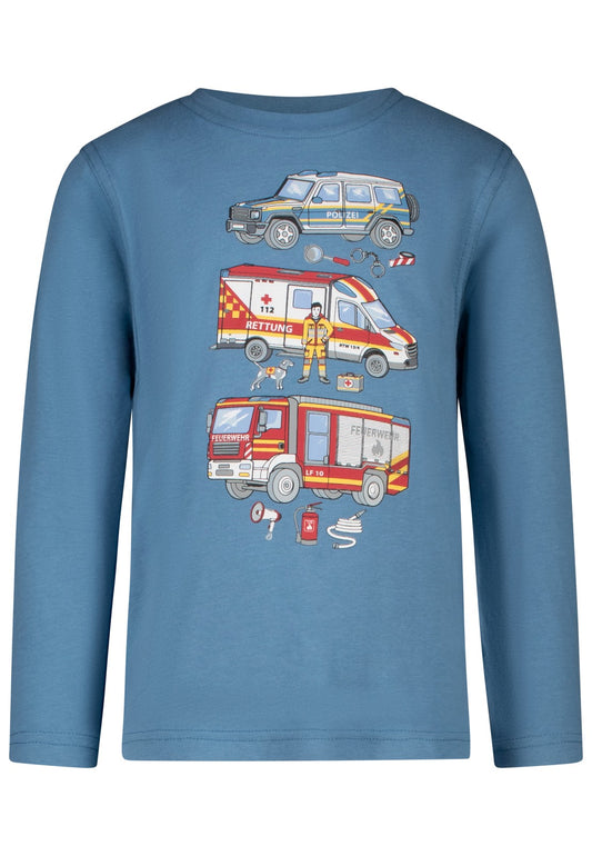 Salt and Pepper Shirt Rescue blue