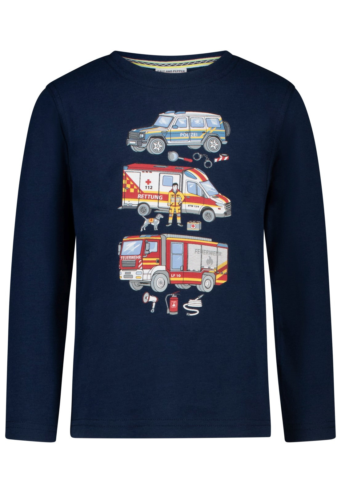 Salt and Pepper Shirt Rescue dark blue