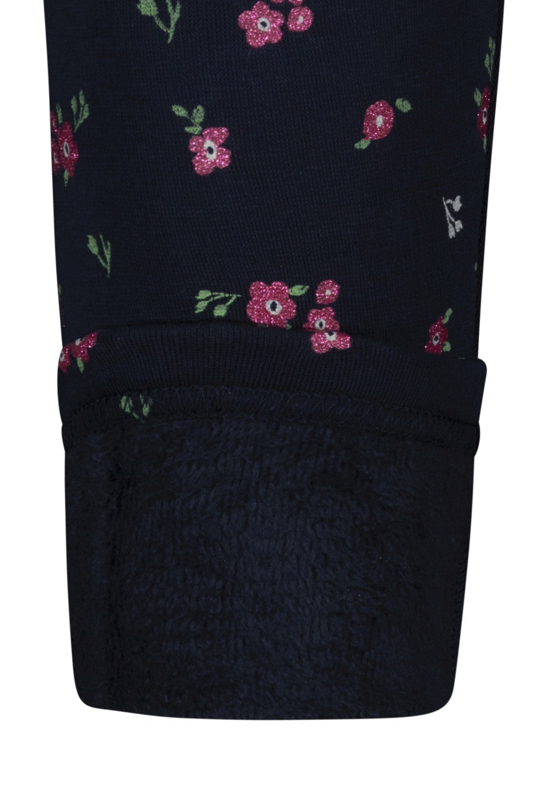 Salt and Pepper Thermolegging Blümchen dark blue
