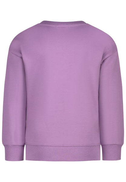 Salt and Pepper Sweatshirt Glitzerherz Tüll very grape