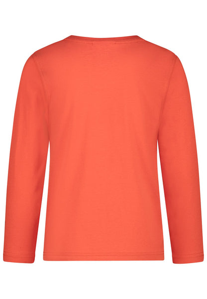 Salt and Pepper Shirt Dinosaurier Wendepailletten rust red