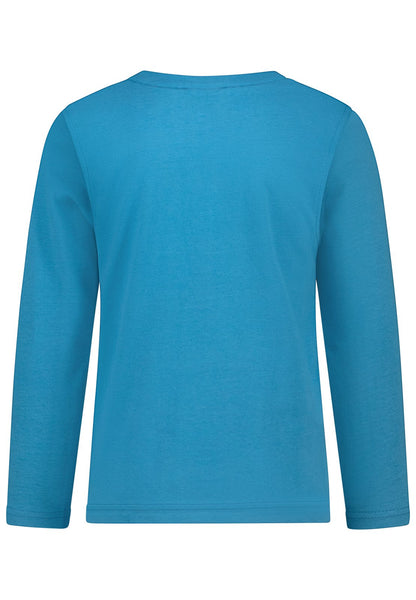 Salt and Pepper Shirt Dinosaurier Wendepailletten lagoon blue