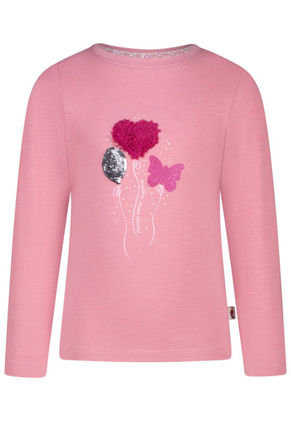 Salt and Pepper Shirt Ballons Wendepailletten ash rose