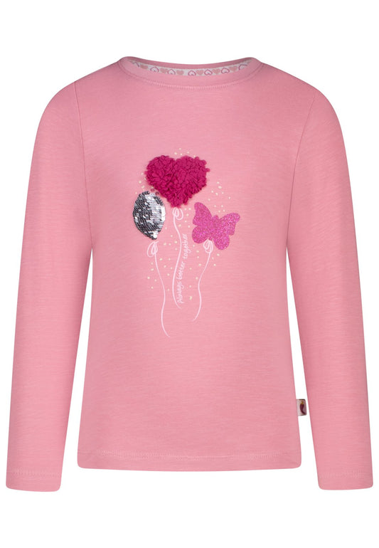 Salt and Pepper Shirt Ballons Wendepailletten ash rose
