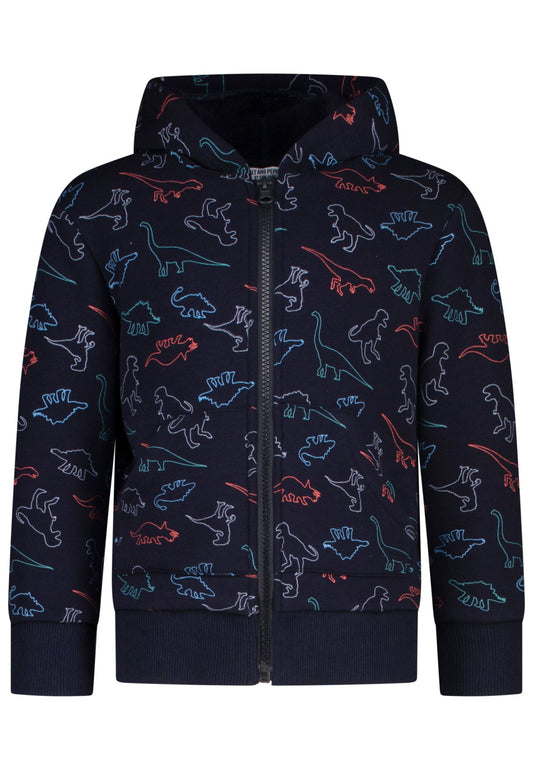 SALT and PEPPER Thermo-Sweatjacke Dinosaurier true navy