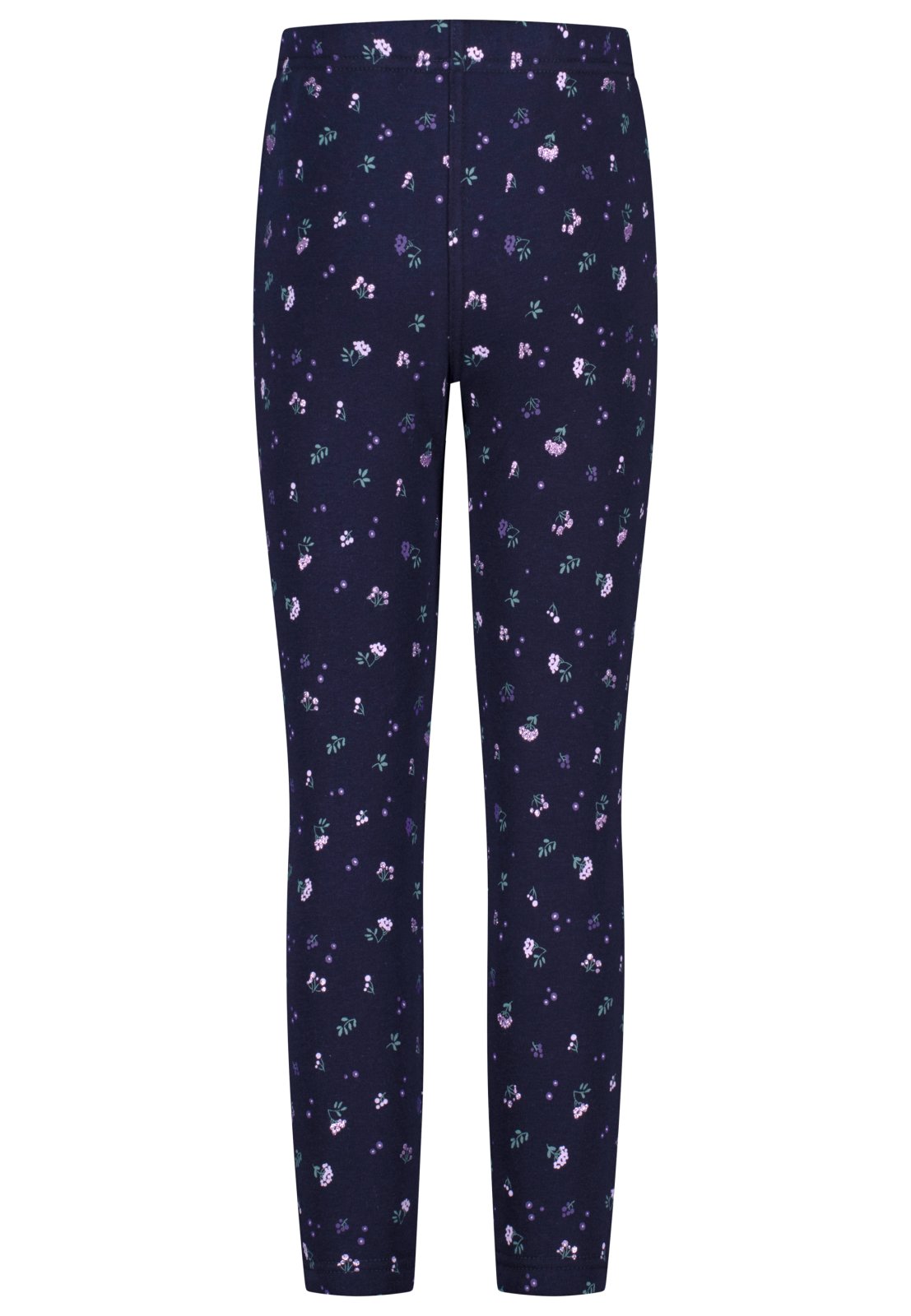 Salt and Pepper Thermolegging Blümchen true navy
