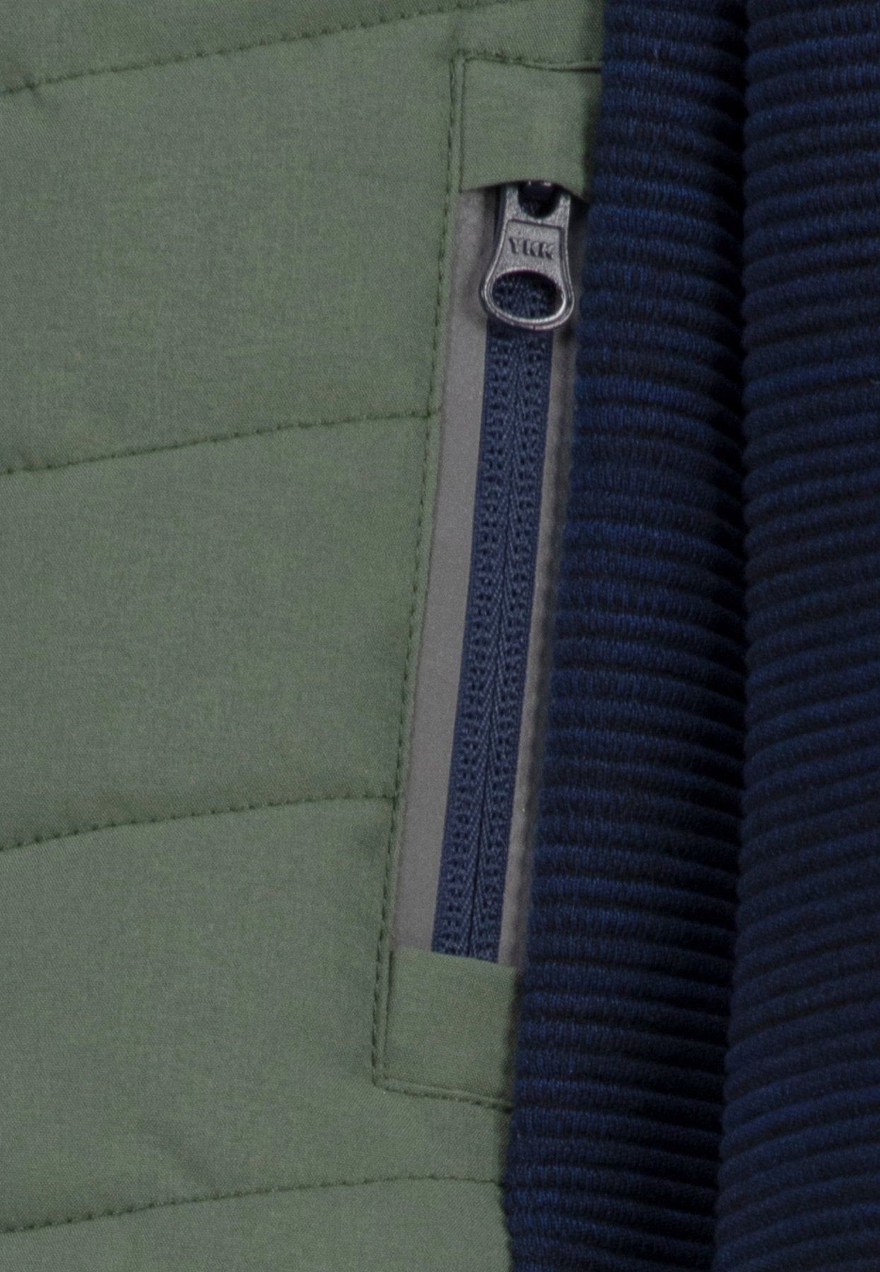 Salt and Pepper Hybridjacke olive