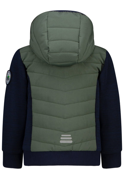Salt and Pepper Hybridjacke olive