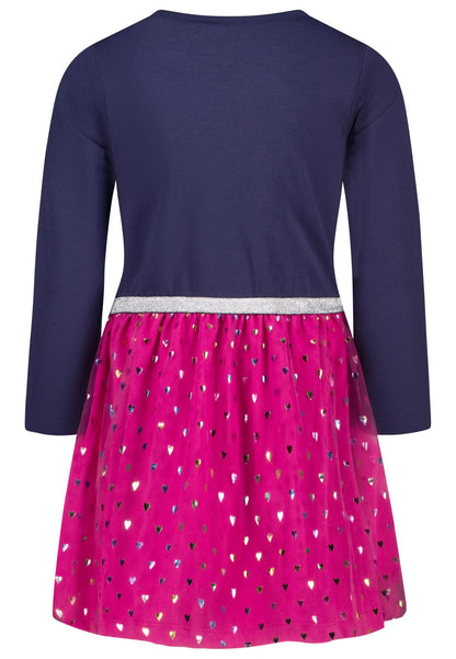 Salt and Pepper Shirtkleid Herz Wendepailletten true navy