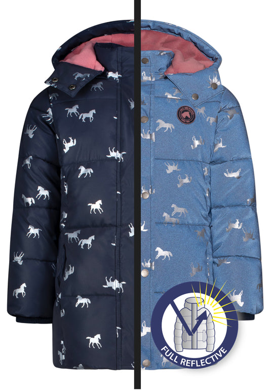 Salt and Pepper Winterjacke / Anorak Pferde true navy