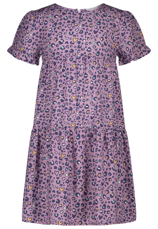 Topo Kleid Leo Love allover orchid - Musterteil