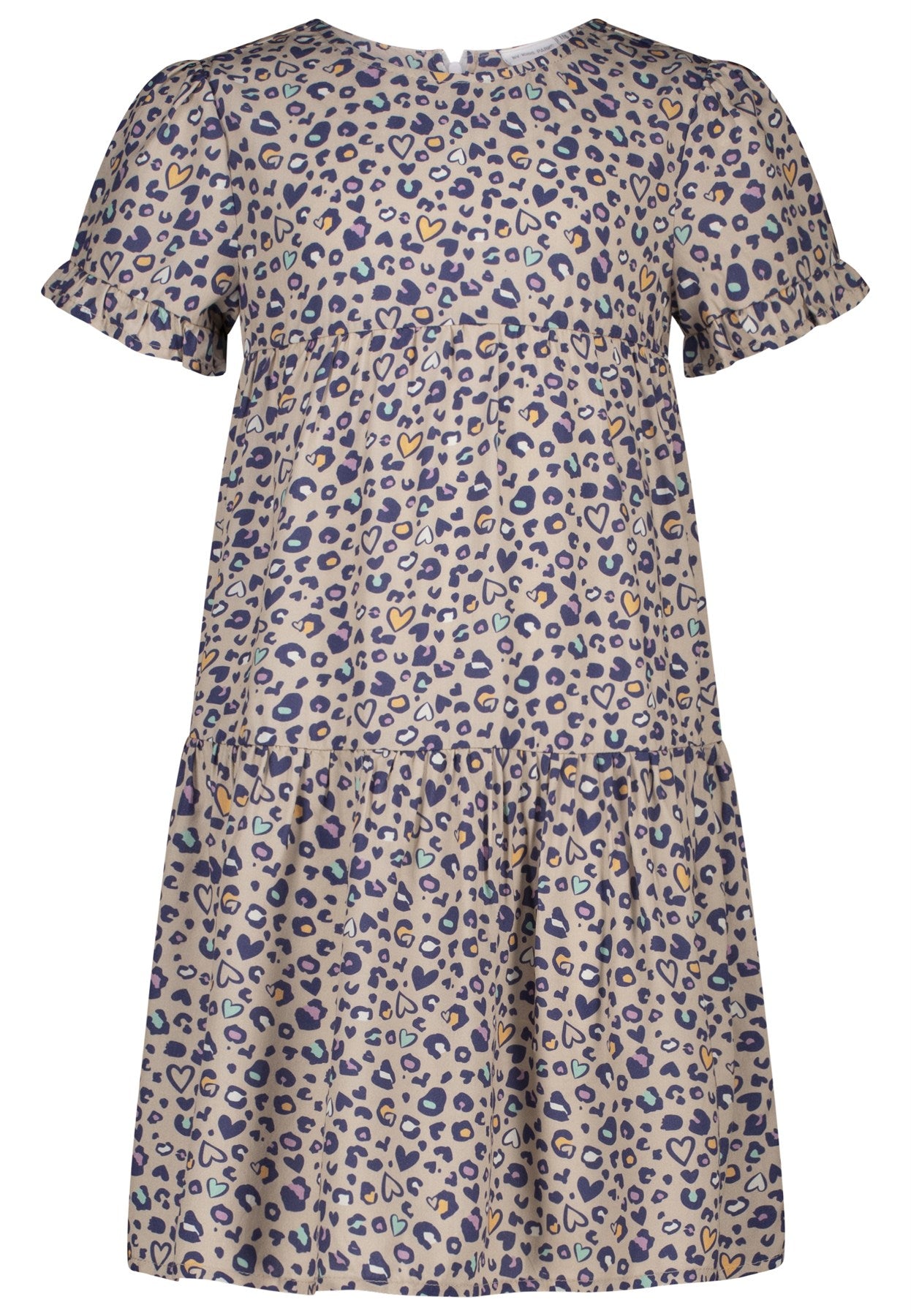 Topo Kleid Leo Love allover beige - Musterteil