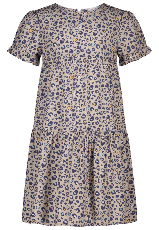 Topo Kleid Leo Love allover beige - Musterteil