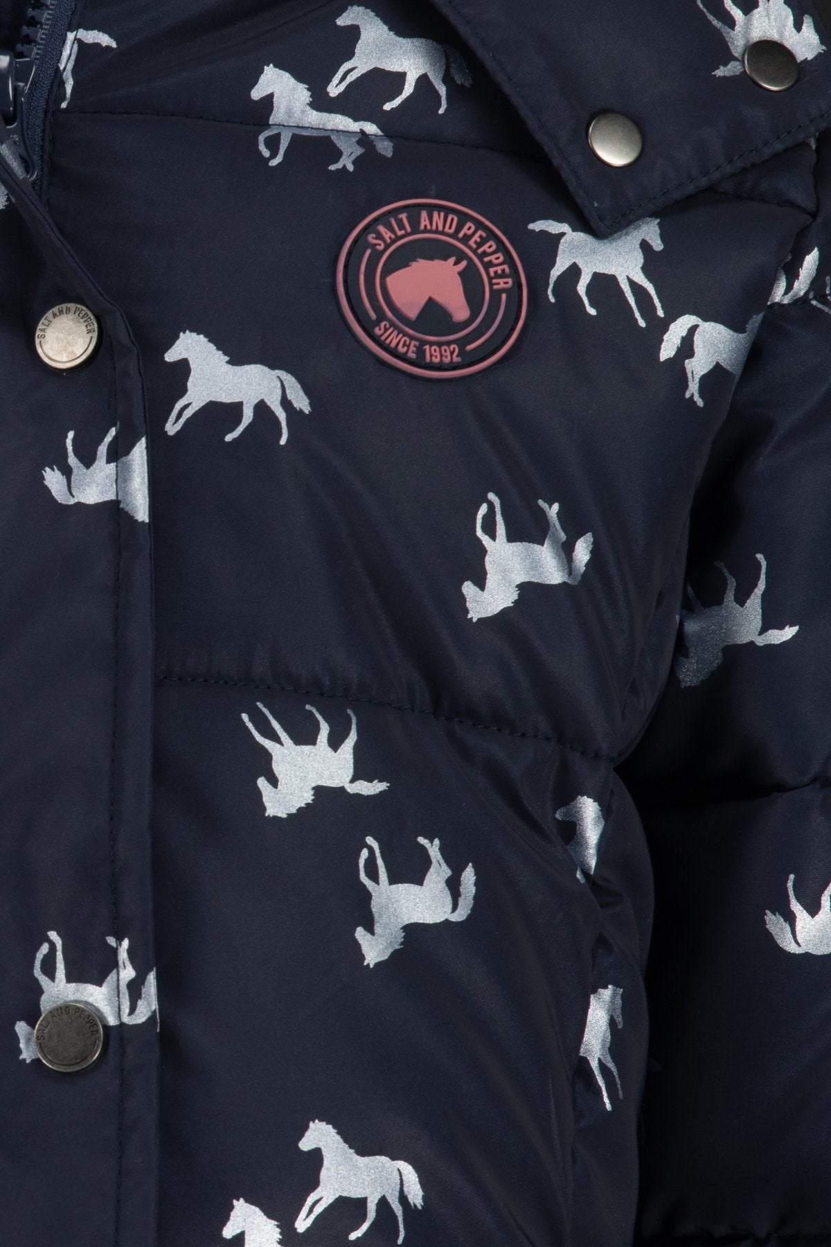 Salt and Pepper Winterjacke / Anorak Pferde true navy