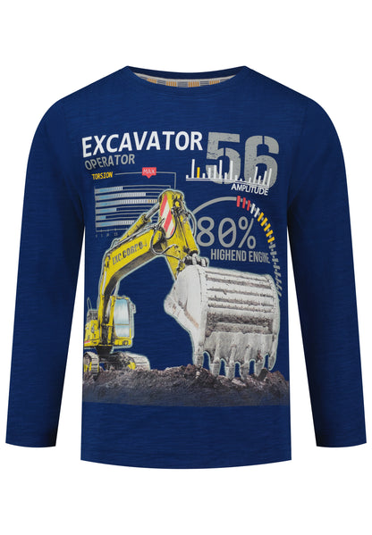 Salt and Pepper Shirt Baustelle Leuchtmotiv space blue