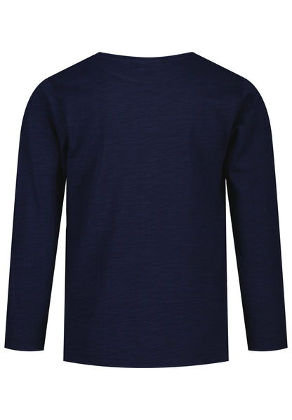 Salt and Pepper Shirt Baustelle Leuchtmotiv true navy