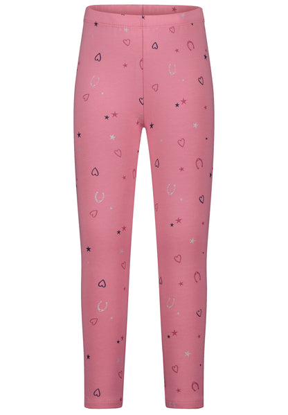 Salt and Pepper Legging Herzen/Sterne cashmere rose