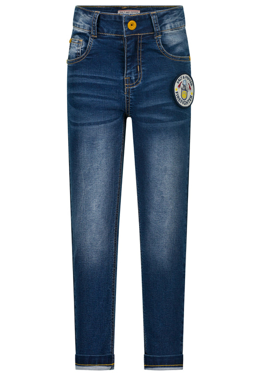 Salt and Pepper Jeans Feuerwehr Patch dark blue - Musterteil