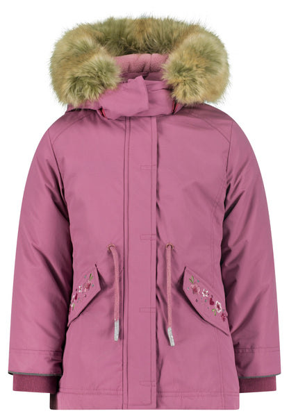 Salt and Pepper Winterjacke / Parka Blümchen mauve