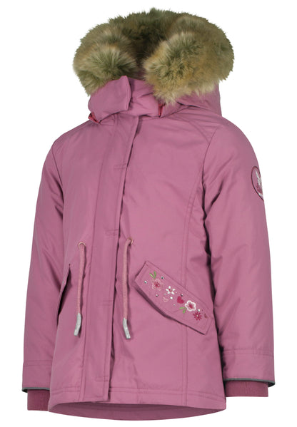 Salt and Pepper Winterjacke / Parka Blümchen mauve