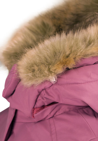 Salt and Pepper Winterjacke / Parka Blümchen mauve