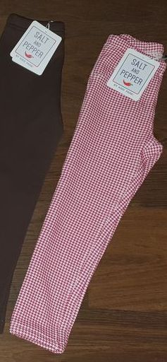 Salt and Pepper Thermolegging gemustert cranberry - Musterteil