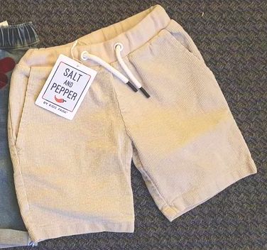 Salt and Pepper Shorts Cord sand - Musterteil