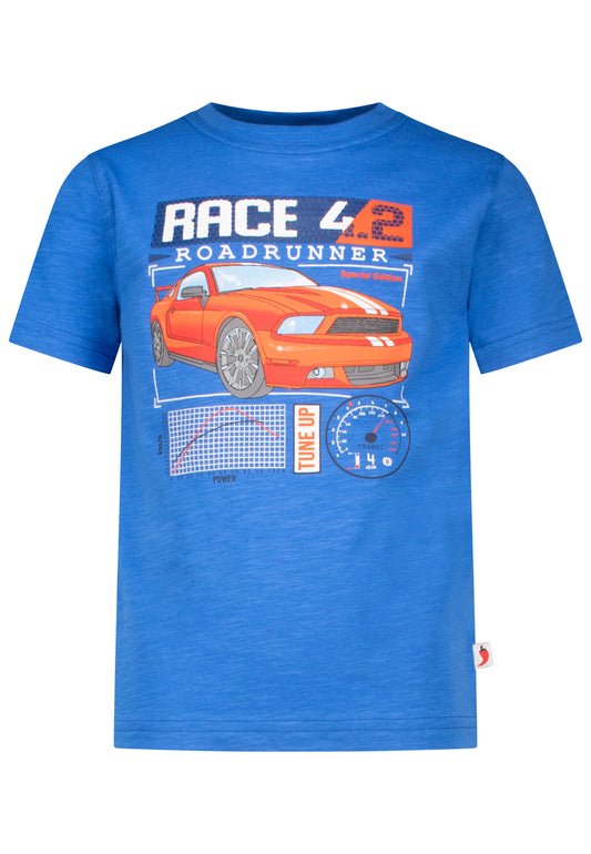 Salt and Pepper T-Shirt Auto Race Roadrunner cosmic blue