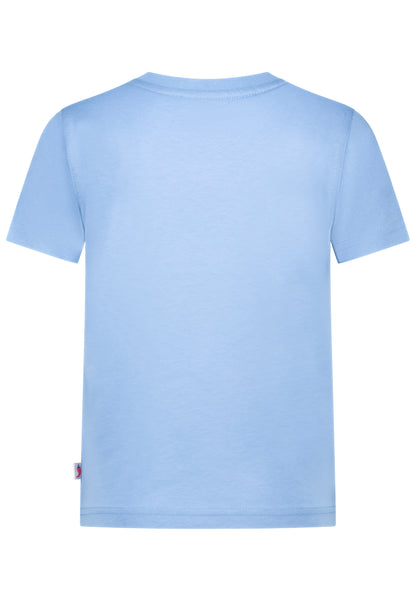 Salt and Pepper T-Shirt Traktor Treckerfahrer clear blue