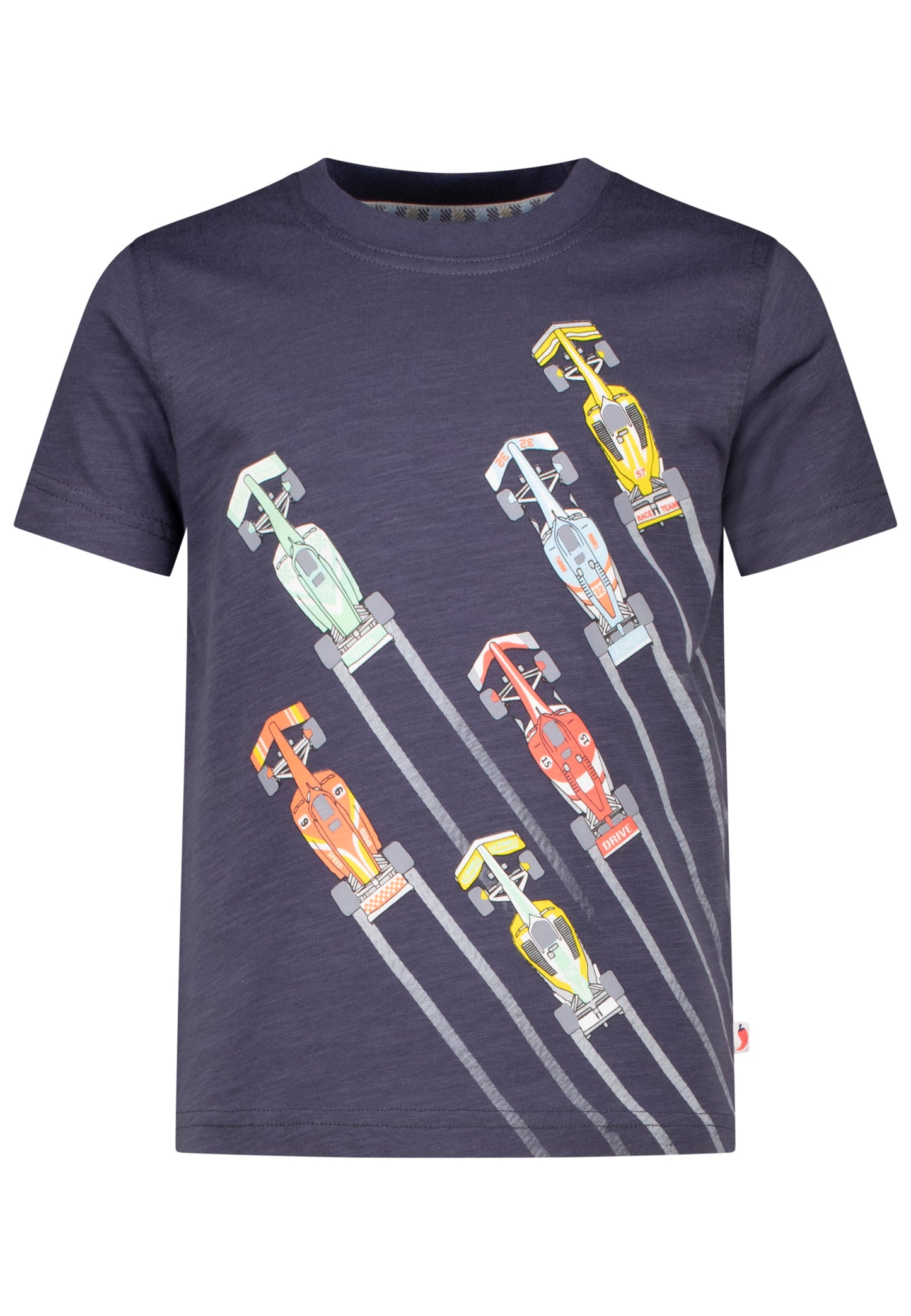 Salt and Pepper T-Shirt Autos Racecars steel grey