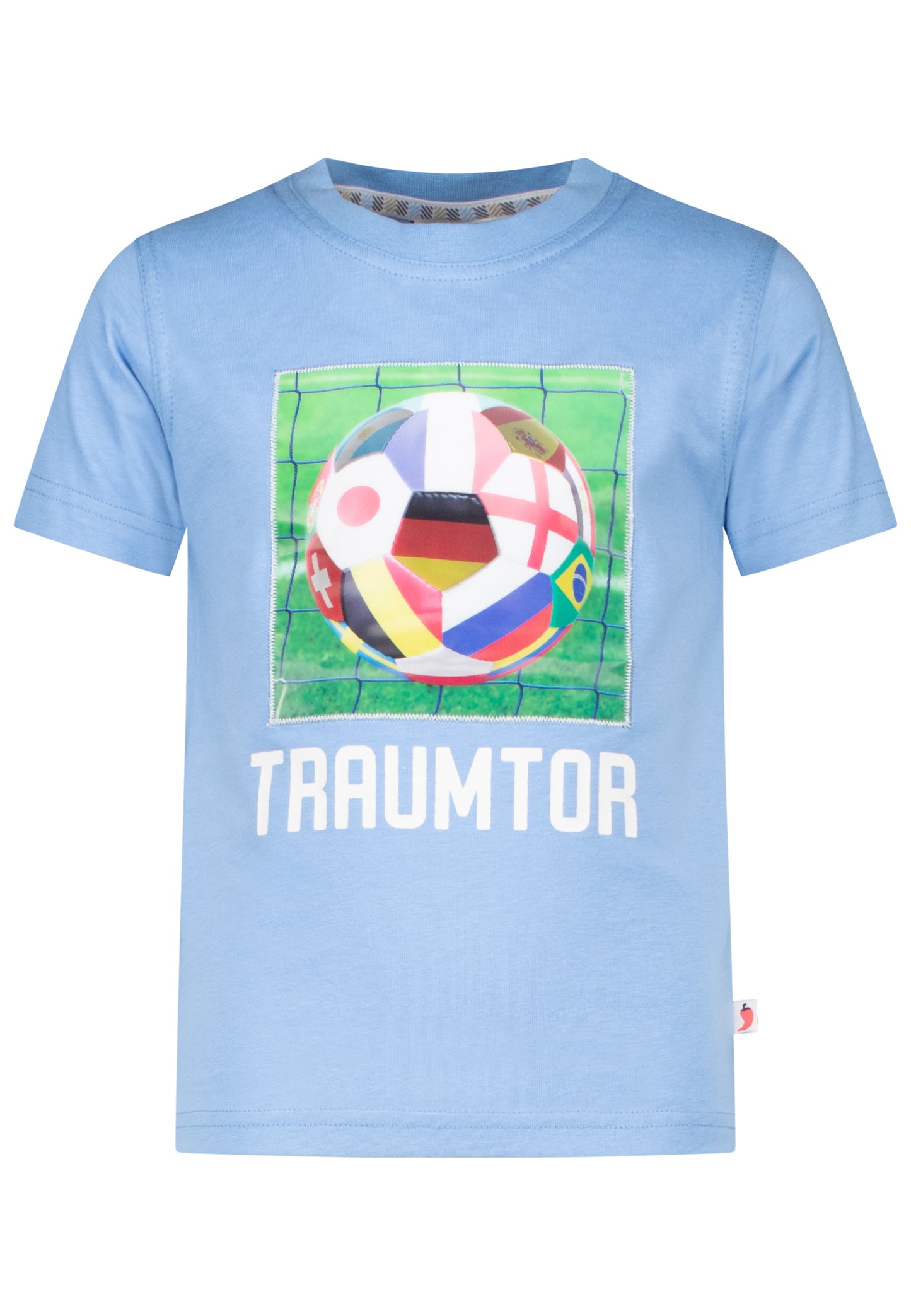 Salt and Pepper T-Shirt Fußball Hologramm clear blue