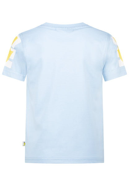 Salt and Pepper T-Shirt Baustelle (Motiv leuchtet) faded blue