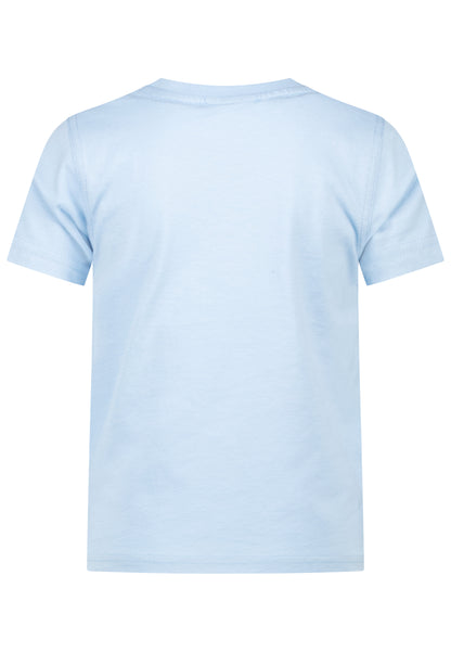 Salt and Pepper T-Shirt Feuerwehr Helden faded blue