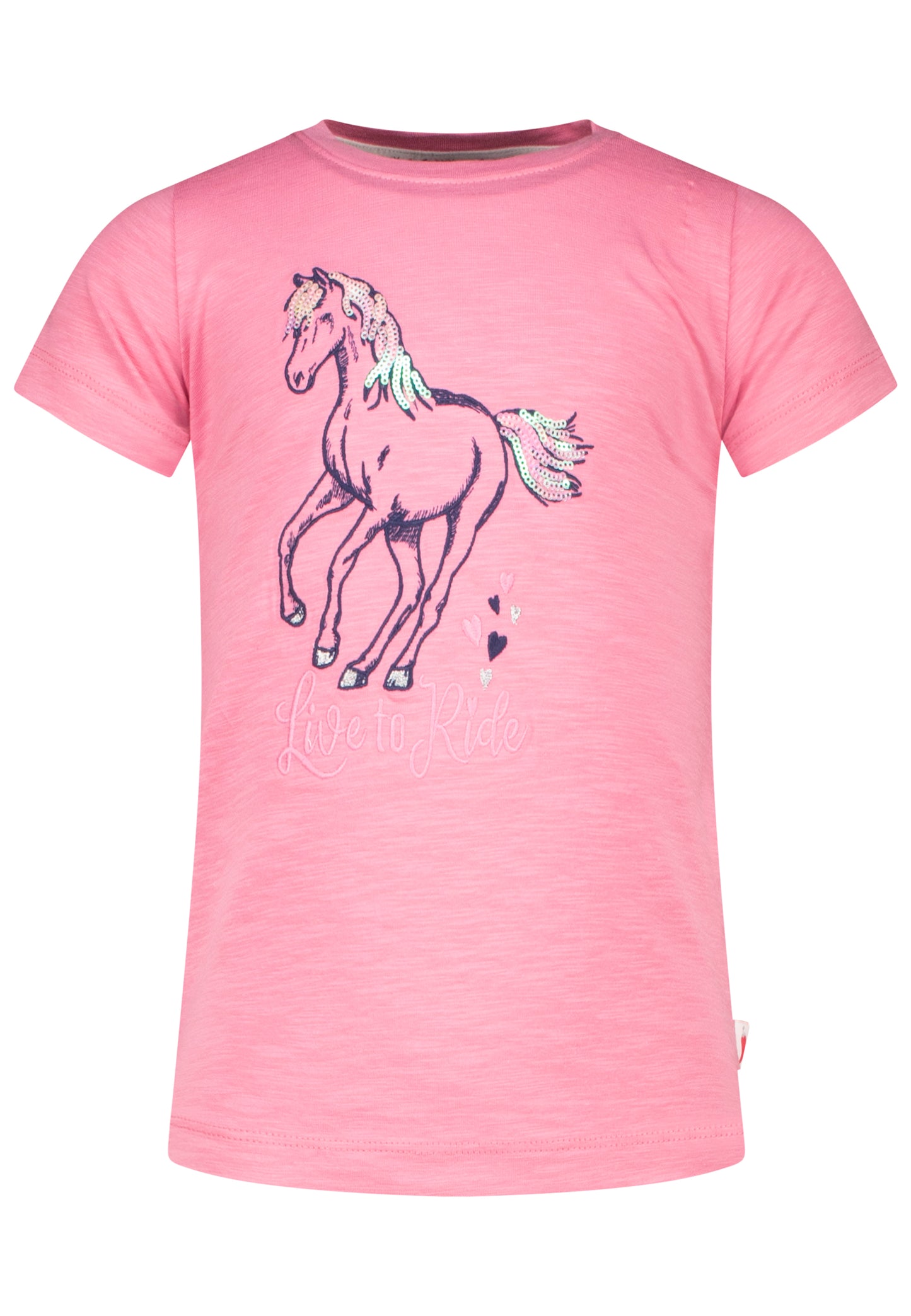 Salt and Pepper T-Shirt Pferd Ride aurorapink - Musterteil