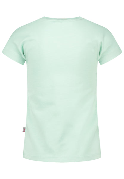 Salt and Pepper T-Shirt Pferde Fotoprint balsamgreen