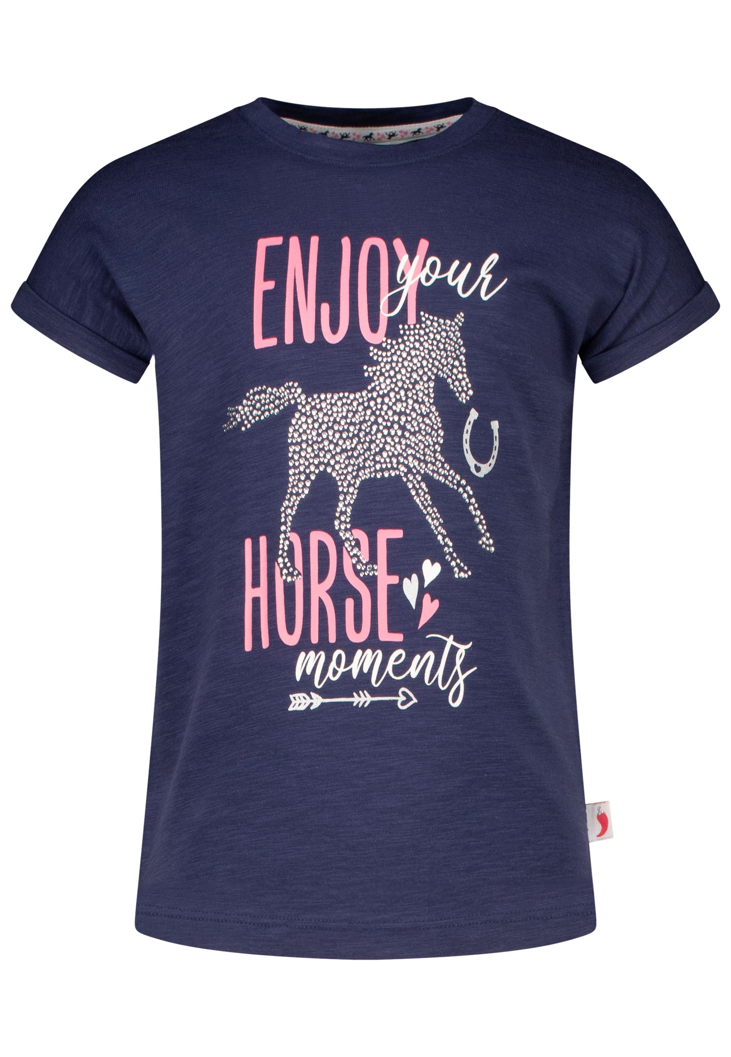 Salt and Pepper T-Shirt Pferd Enjoy true navy - Musterteil