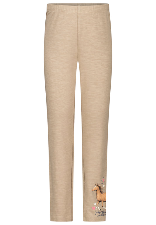 Salt and Pepper Legging Pferd walnut