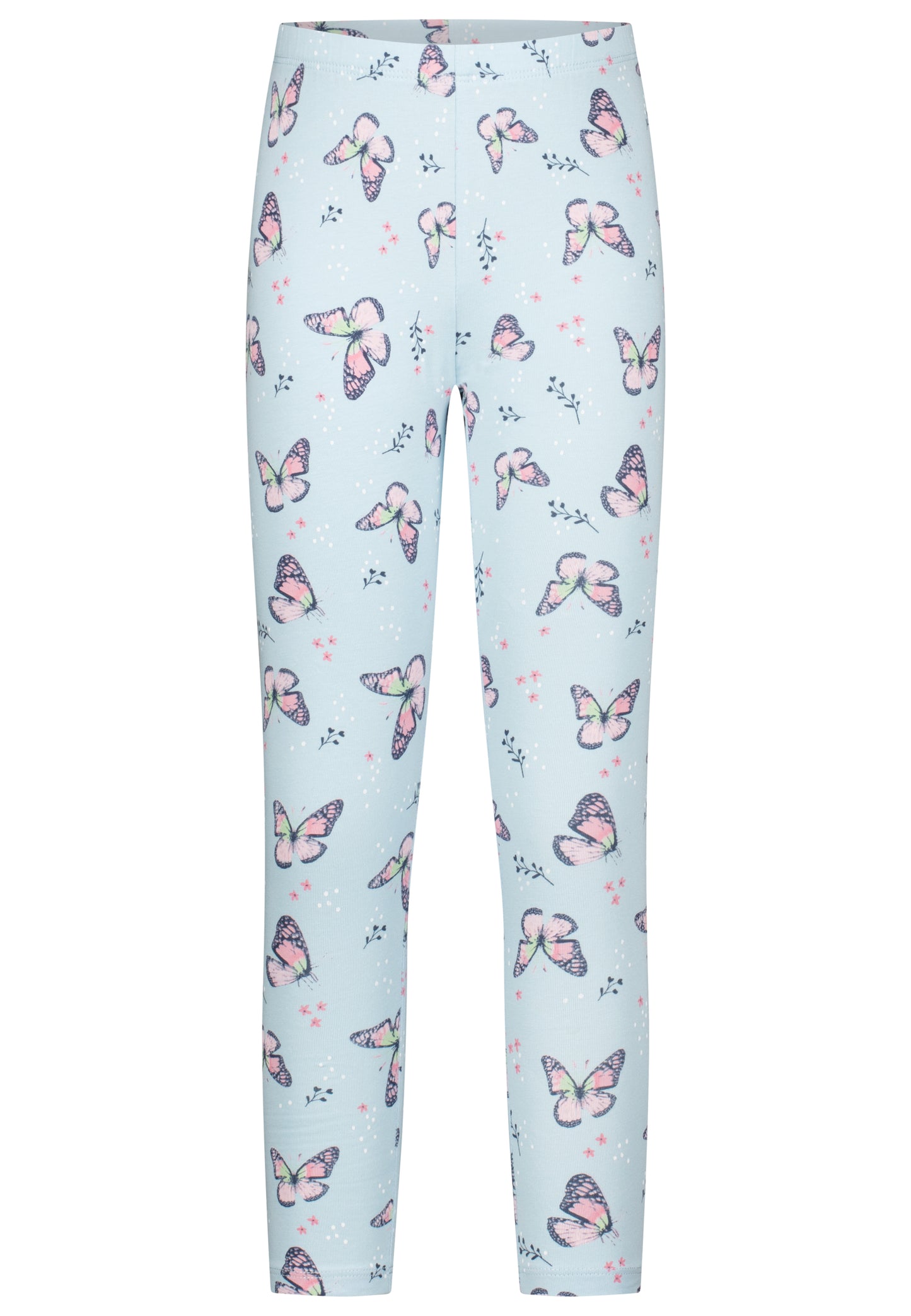 Salt and Pepper Legging Schmetterlinge angel blue