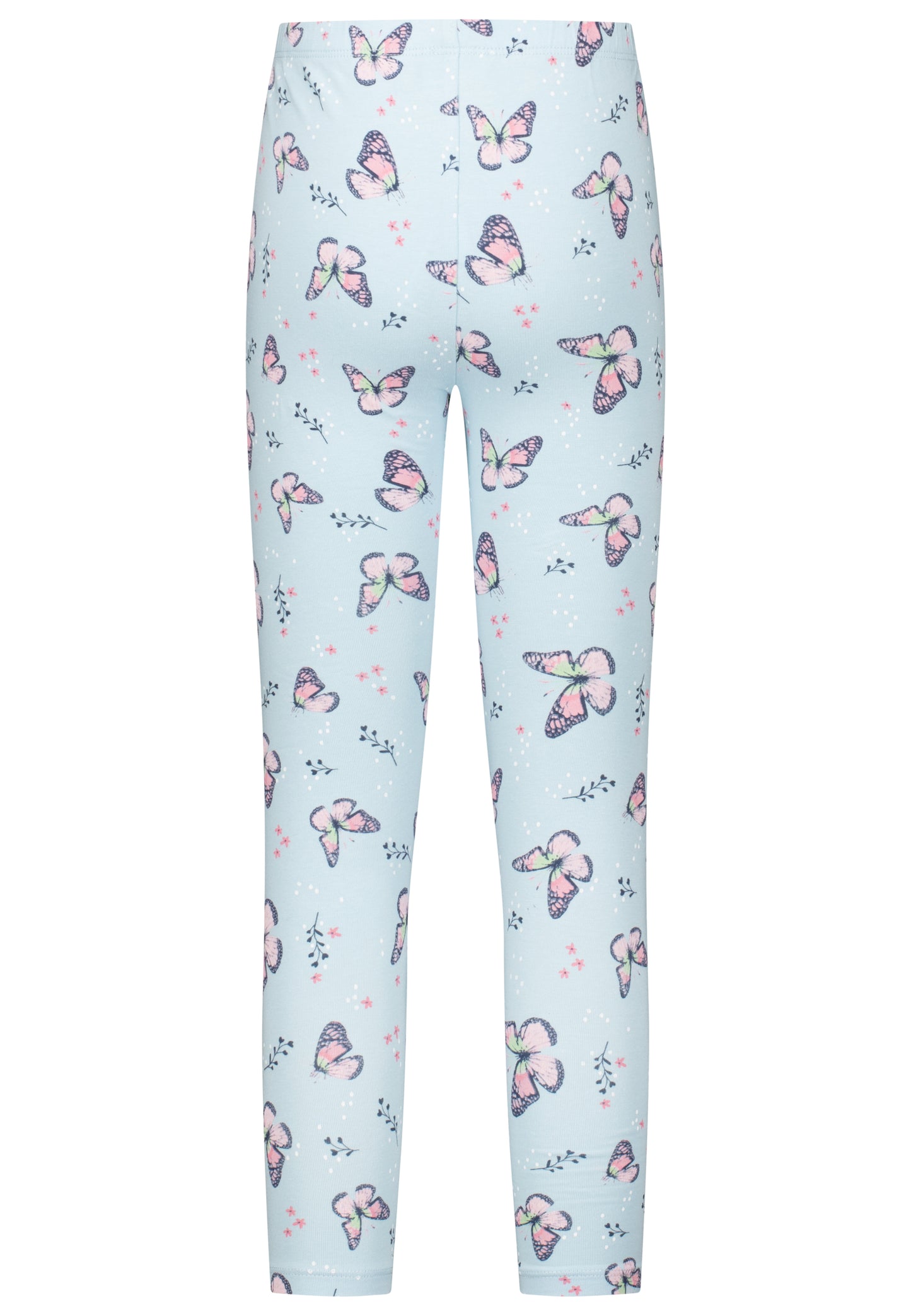 Salt and Pepper Legging Schmetterlinge angel blue