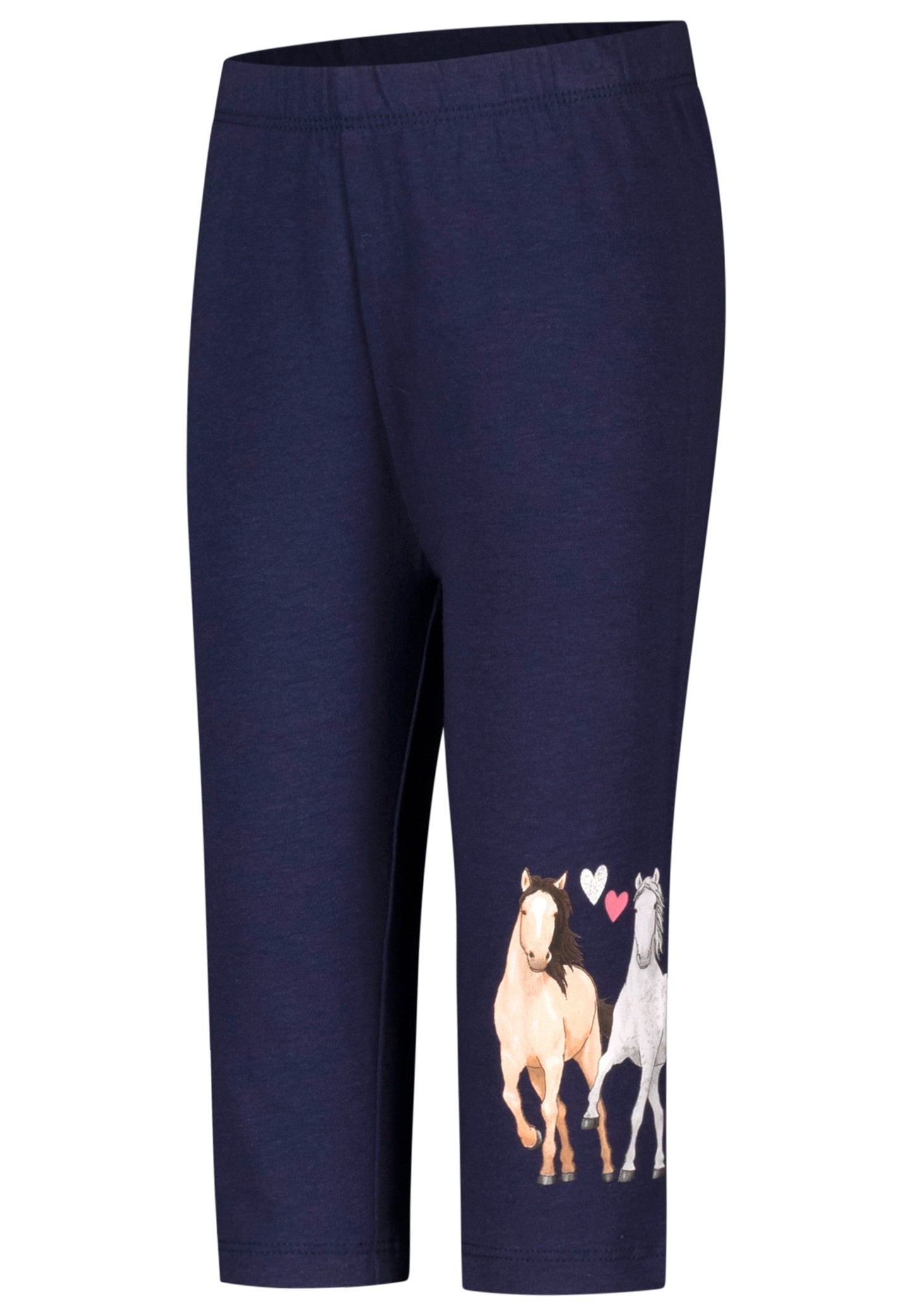 Salt and Pepper Caprilegging 2 Pferde true navy